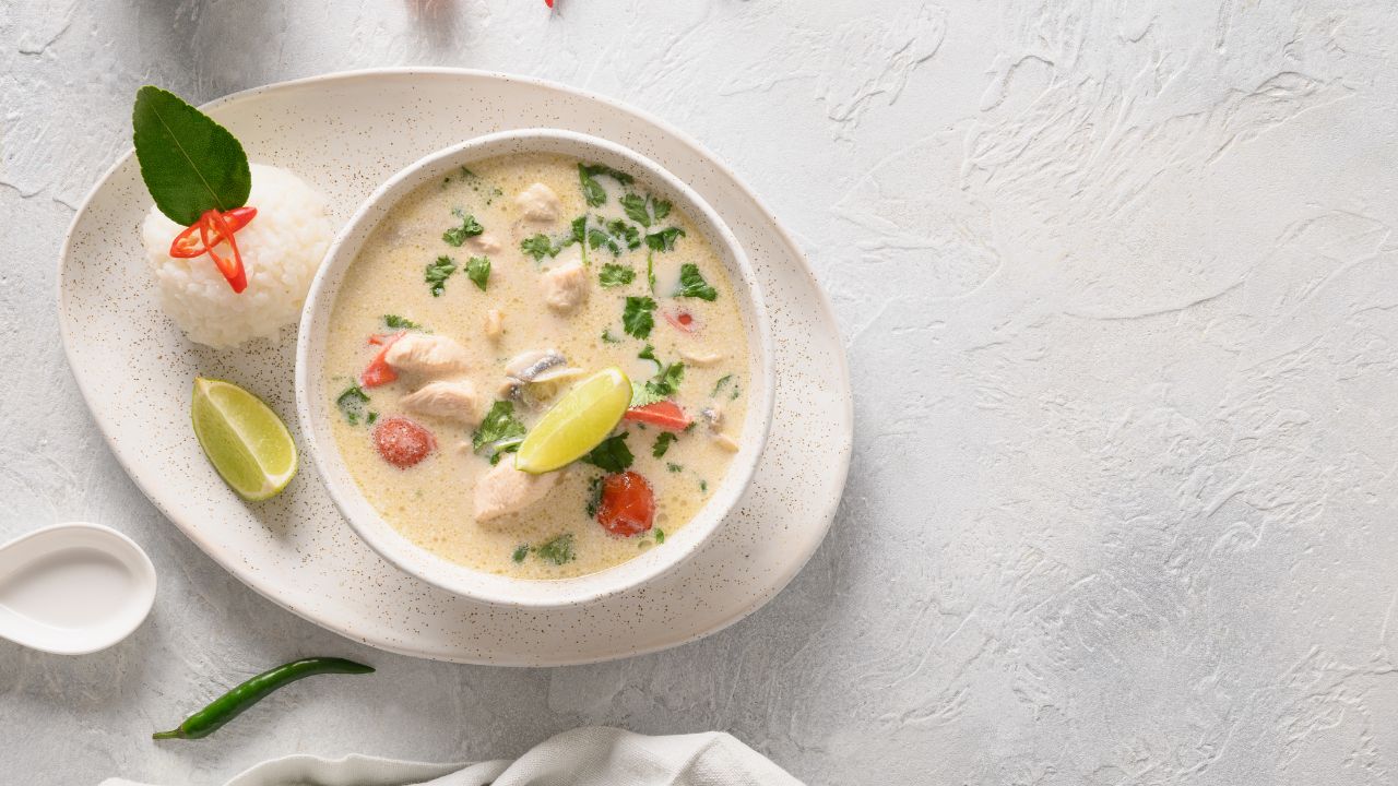 Lemon Chicken Coconut Soup