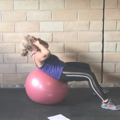 Fit-Stability Ball workout